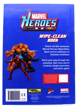 Marvel Heroes Wipe-Clean Book (Activity Book) von Alligator Books